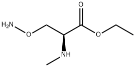 Serine, O-amino-N-methyl-, ethyl ester (9CI) 结构式