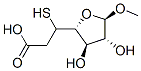 alpha-L-Arabinofuranoside,methyl5-thio-,5-acetate(9CI) 结构式