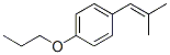 Benzene, 1-(2-methyl-1-propenyl)-4-propoxy- (9CI) 结构式