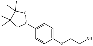 4-羟乙氧苯硼酸频哪醇酯 结构式