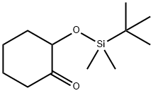 2-(叔丁基二甲基硅杂氧基)环己酮 结构式