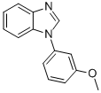 1-(3-METHOXYPHENYL)-1H-BENZOIMIDAZOLE 结构式