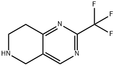 2-(三氟甲基)-5,6,7,8-四氢吡啶并[4,3-D]嘧啶 结构式