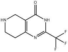 2-三氟甲基-5,6,7,8-四氢吡啶并[4,3-D]嘧啶-4-醇 结构式