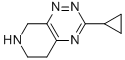 3-Cyclopropyl-5,6,7,8-tetrahydro-pyrido[4,3-e][1,2,4]triazine 结构式