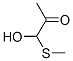 2-Propanone, 1-hydroxy-1-(methylthio)- (9CI) 结构式