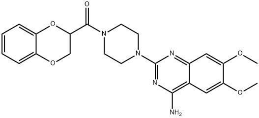 多沙唑嗪 结构式