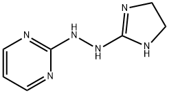 2(1H)-Pyrimidinone,  (4,5-dihydro-1H-imidazol-2-yl)hydrazone  (9CI) 结构式