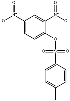 1-(4-methylphenyl)sulfonyloxy-2,4-dinitro-benzene 结构式