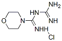 N-amidinomorpholine-4-carboxamidine hydrochloride  结构式