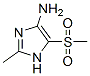 1H-Imidazol-4-amine,  2-methyl-5-(methylsulfonyl)- 结构式
