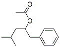 1-benzyl-3-methylbutyl acetate  结构式