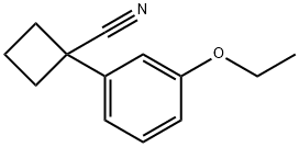 Cyclobutanecarbonitrile, 1-(3-ethoxyphenyl)- (9CI) 结构式