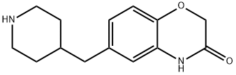 6-(哌啶-4-甲基)-2H-苯并[B][1,4]噁嗪-3(4H)-酮 结构式