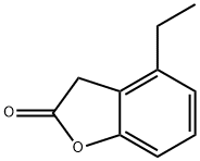 2(3H)-Benzofuranone,  4-ethyl- 结构式