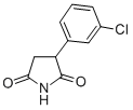 2,5-Pyrrolidinedione, 3-(3-chlorophenyl)- (9CI) 结构式