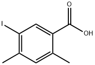 5-碘-2,4-二甲基苯甲酸 结构式