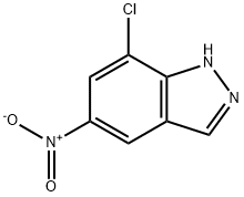7-氯-5-硝基-1H-苯并咪唑 结构式