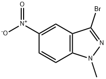 3-溴-1-甲基-5-硝基-1H-咪唑 结构式