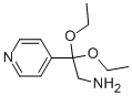 2,2-Diethoxy-2-(4-pyridyl)ethylamine 结构式