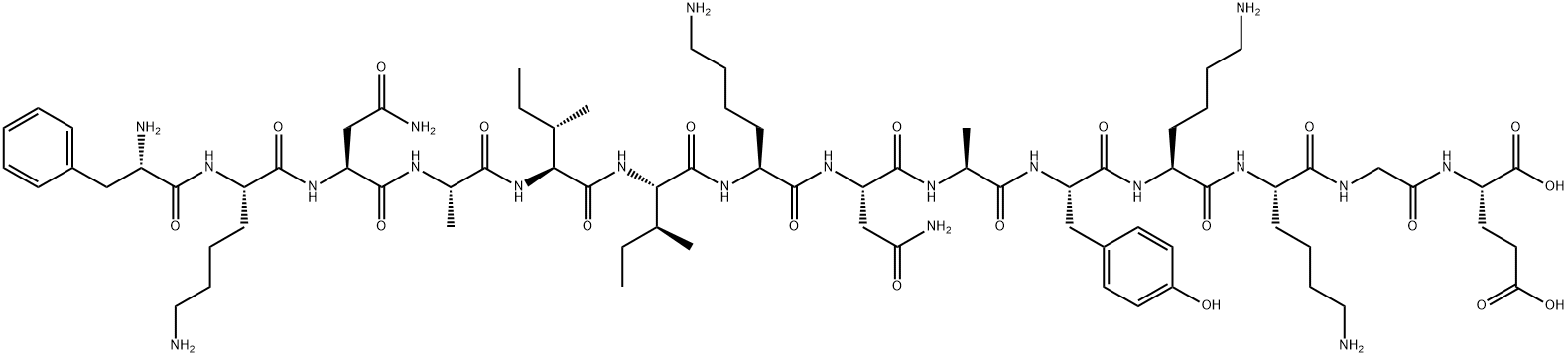 BETA-ENDORPHIN (18-31) (HUMAN) 结构式