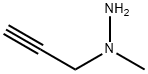 1-Methyl-1-(2-propynyl)hydrazine 结构式
