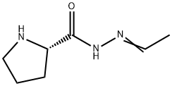 Acetaldehyde propyl hydrazone 结构式