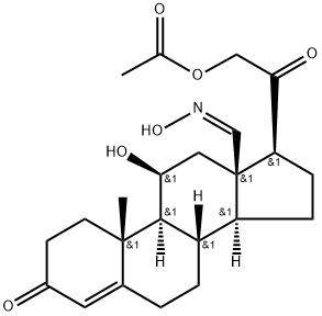 Aldosterone 18-OxiMe 21-Acetate 结构式