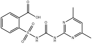 嘧磺隆酸 结构式