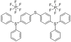 双(4-(二苯基锍)苯基)硫醚-双六氟磷酸盐 结构式