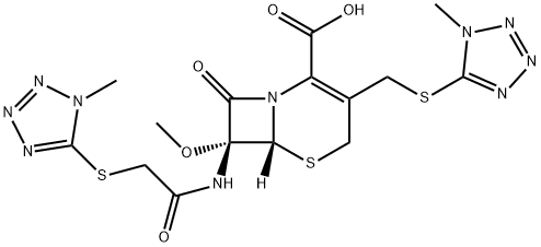 S-DECYANOMETHYL-S-(1-METHYL-1H-TETRAZOL-5-YL) CEFMETAZOLE 结构式
