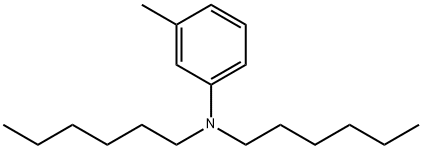 N,N-dihexyl-m-toluidine 结构式