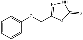 5-PHENOXYMETHYL)-1,3,4-OXADIAZOLE-2-THIOL 结构式