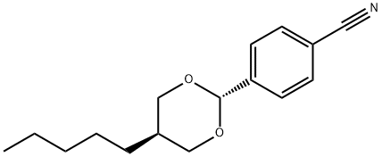 4-5-(戊基-1,3-二氧环已烷-2-基)苄腈 结构式