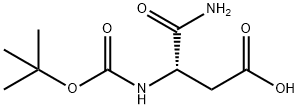叔丁氧基羰基-L-异天冬酰胺 结构式