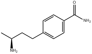 (S)-4-(3-aminobutyl)benzamide  结构式