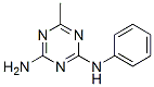 6-METHYL-N-PHENYL-1,3,5-TRIAZINE-2,4-DIAMINE 结构式