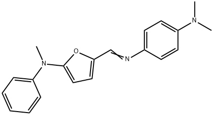 1,4-Benzenediamine,  N,N-dimethyl-N-[[5-(methylphenylamino)-2-furanyl]methylene]-  (9CI) 结构式