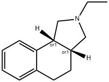 1H-Benz[e]isoindole,2-ethyl-2,3,3a,4,5,9b-hexahydro-,cis-(9CI) 结构式