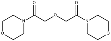 1-Morpholin-4-yl-2-(2-morpholin-4-yl-2-oxoethoxy)-ethanone 结构式