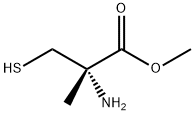 D-Cysteine, 2-methyl-, methyl ester (9CI) 结构式