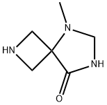 2,5,7-Triazaspiro[3.4]octan-8-one,5-methyl-(9CI) 结构式