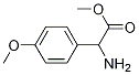 甲基2-氨基-2-(4-甲氧苯基)乙酸酯盐酸盐 结构式