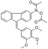 N,O-Diacetyl-N-(9-(3,4,5-trimethoxybenzylidene)fluoren-3-yl)hydroxylam ine 结构式