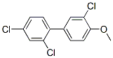 2,3',4-Trichloro-4'-methoxy-1,1'-biphenyl 结构式