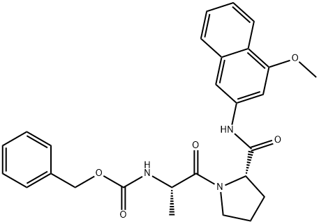 Z-ALA-PRO-4M-BETANA 结构式