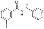 m-Iodobenzoic acid 2-phenylhydrazide 结构式