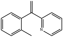 2-[1-(2-methylphenyl)]ethenylpyridine 结构式