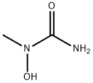 N-Hydroxy-N-methylurea 结构式