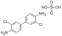 3,3'-dichlorobenzidine sulphate 结构式